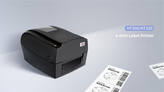 Imprimante d'étiquettes à transfert thermique HPRT ht300: impression efficace de codes QR pour la détection d'appareils